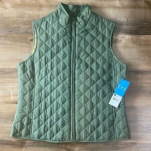 Relativity Olive Quilted Vest